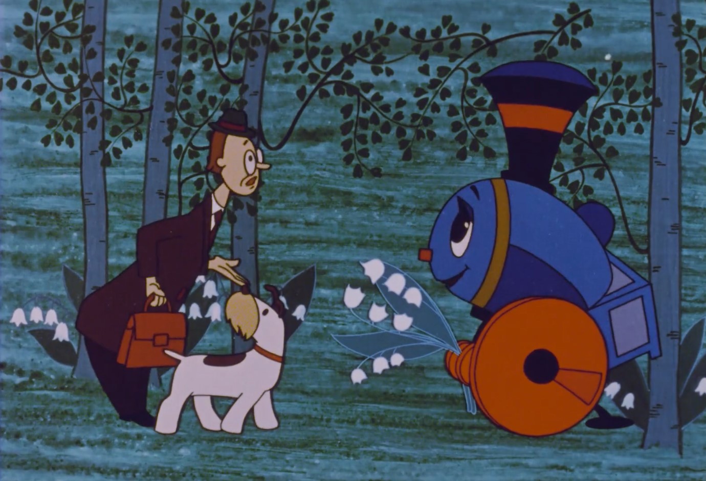 — Безобразие! Что за безобразие? Мы же опоздаем на станцию!
— Да, ну и что ж… Но если мы не увидим первых ландышей, то мы опоздаем на всю весну!