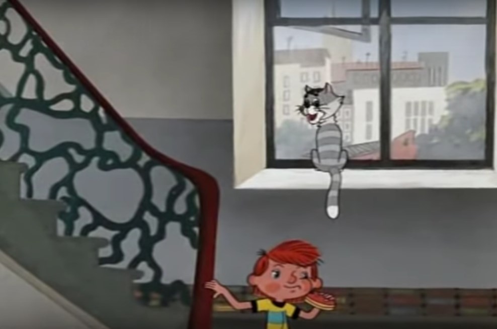 Неправильно ты, дядя Федор, бутерброд ешь. Ты его колбасой кверху держишь, а надо колбасой на язык класть, так вкуснее получится.