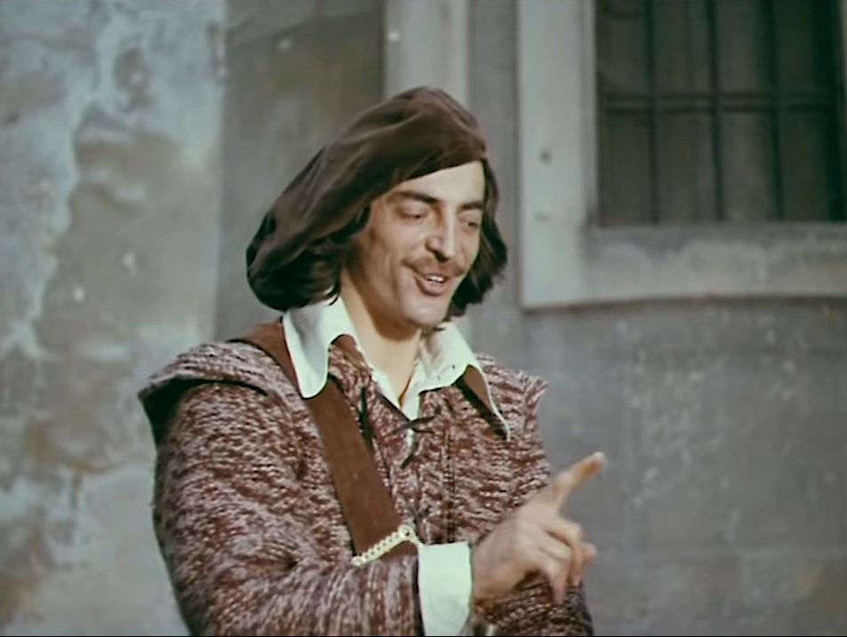 Моя лошадь стоит сто экю, но, видя как она вам приглянулась, я уступлю её вам за три экю и шляпа моя?!