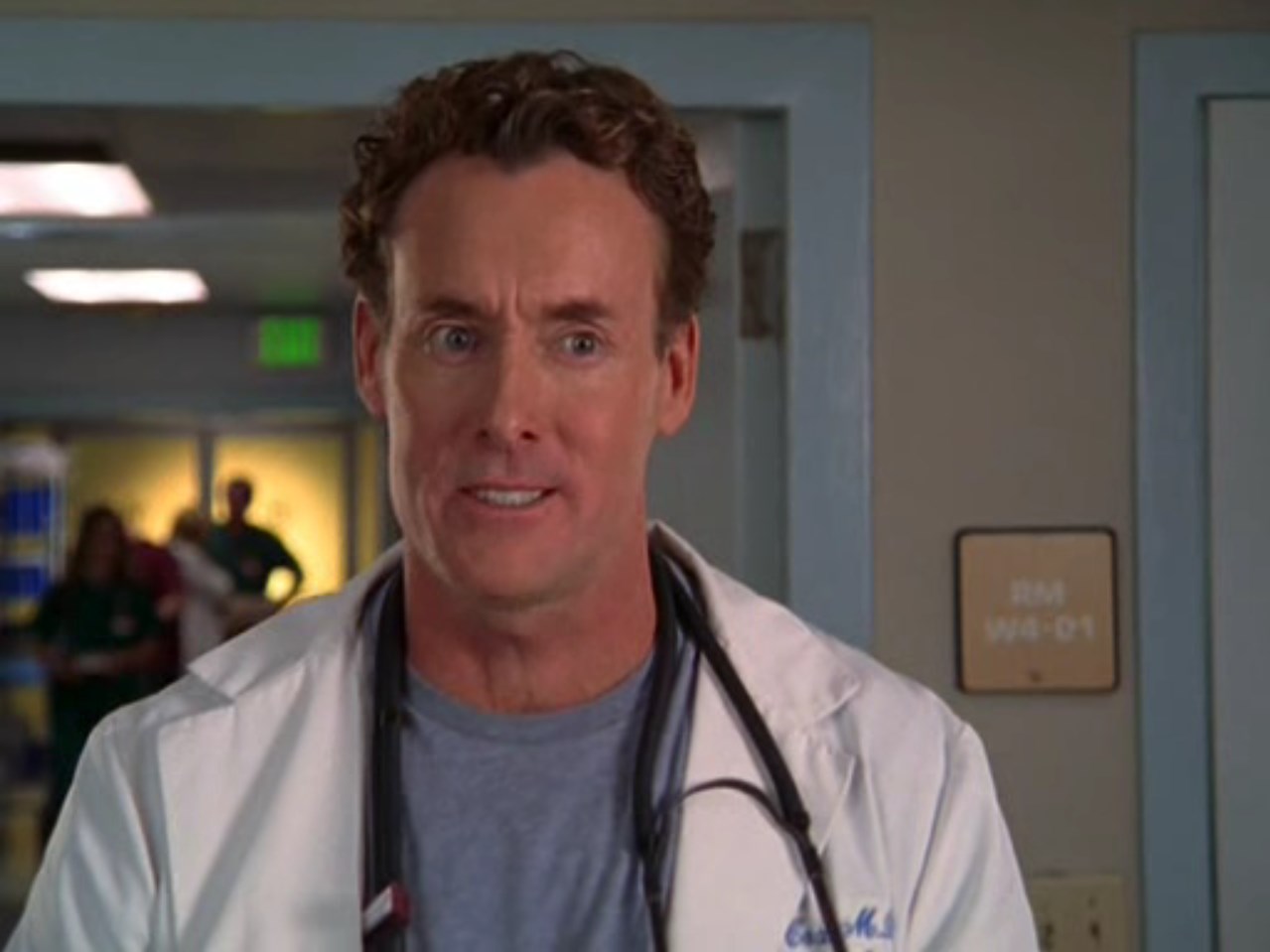 — Всё, что ни делается — к лучшему.
— Ты действительно пытаешься сказать сейчас, что Новый Орлеан, СПИД, мороженое без сахара, матери-наркоманки, Хью Джекмэн и рак — все это к лучшему? Извини, но я... Я на это не куплюсь.
— «Ибо господь вершит дела по правде своей», римлянам 8.28.
— «Идиотизм». Перри Кокс 6.1... тирада 85 после ланча.