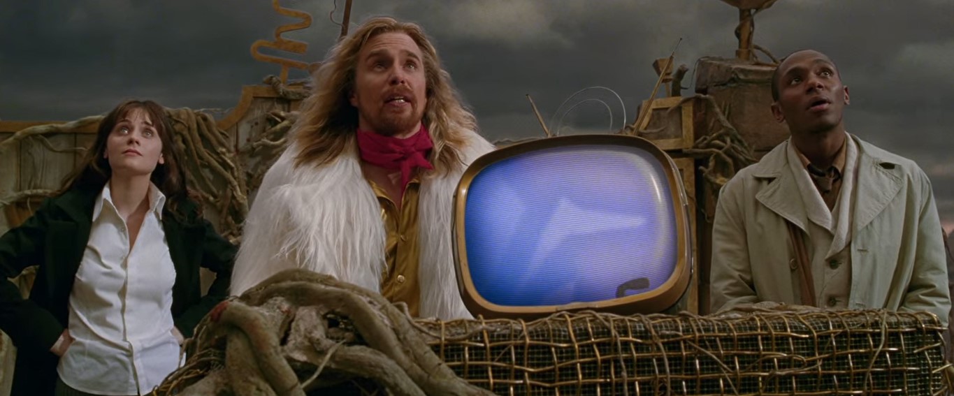 Зафод Библброкс Великий Думатель — Великий Думатель! Мы пришли издалека, мрак... Ты вычислил основной вопрос жизни, Вселенной и вообще?
— О, нет. Я смотрела телек. Я создала для этого другой компьютер.
— О, верно. Я забыл. Он здесь?
— Нет, это другая планета.
— Так он на другой планете?
— Это была планета, тупица. Вогоны уничтожили её для того, чтобы проложить гиперпространственную магистраль.
— Что ж, ну ладно. Ты точно не знаешь вопрос? Ну может чего-нибудь подскажешь, до тебя нелегко было добраться…
— О, тише, тише, мультик начался.