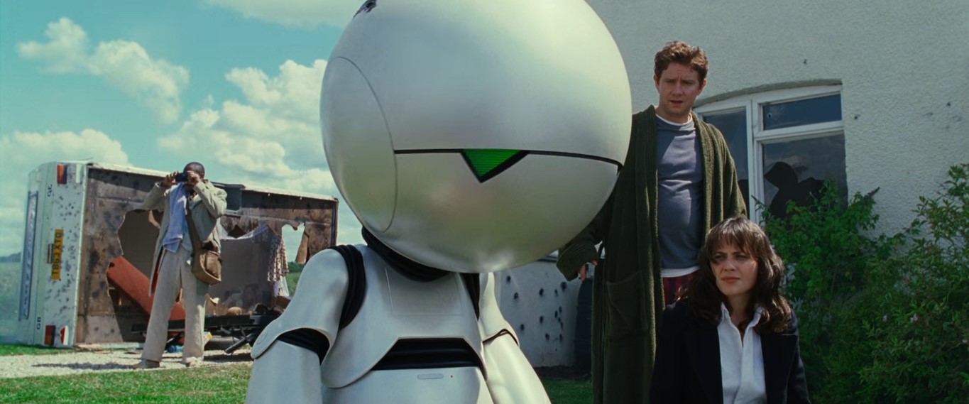 — Марвин, ты спас нам жизнь!
— Я знаю. Кошмар, правда?