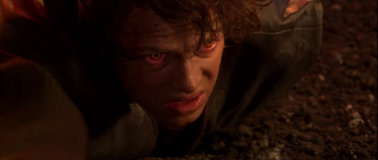 — Ты был Избранником! Предрекали, что ты уничтожишь ситхов, а не примкнешь к ним. Восстановишь равновесие Силы, а не ввергнешь её во Мрак.
— Ненавижу тебя!
— Ты был мне братом, Энакин. Я любил тебя!