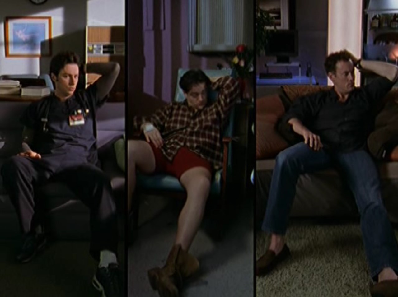 Доктор Джон «Джей Ди (J.D.)» Дориан Наверное, одно из самых распространённых чувств — это чувство одиночества. Уверен, что в данную конкретную минуту тысячи людей чувствуют себя одинокими. Может быть, потому что тебя бросили... может быть, потому что ты не настолько самостоятелен, как думаешь... может быть, потому что понимаешь, что должен был сделать что-то по-другому, а может быть, потому что ты не настолько хорош, как думал. В любом случае, даже на самом дне одиночества есть выбор: ты можешь упиваться жалостью или плюнуть на неё. Это твой выбор.