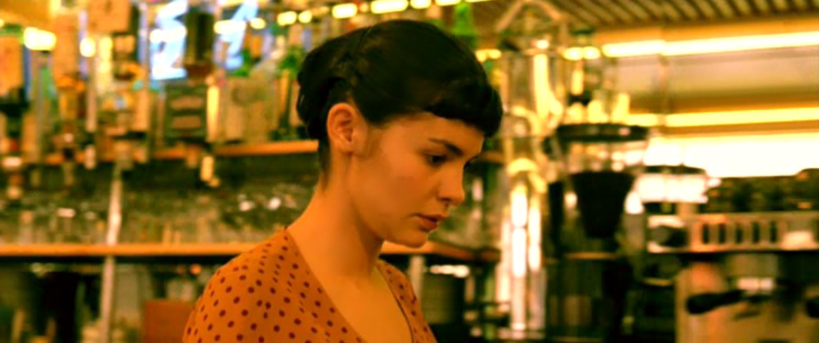 Нино опаздывает. По мнению Амели, для этого может быть только три причины:
1) Он не нашел снимок.
2) Не успел его склеить из-за того, что три бандита-рецидивиста решили ограбить банк и взяли его в заложники. За ними гналась полиция департамента, но им удалось уйти, а он в это время спровоцировал аварию. Когда он очнулся, то ничего не помнил. Его подобрал на дороге один дальнобойщик — бывший зек. Решив, что Нино в бегах, он спрятал его в контейнере и отвез в Стамбул. Там Нино подвернулись афганские террористы. Они предложили ему воровать с ними советские боеголовки. Грузовик подорвался на мине на Таджикской границе, он один остался в живых. Его приютили в горной деревне, и он стал боевиком моджахедом. И зачем тогда Амели так дергаться из-за парня, который будет до конца своих дней жрать борщ и носить на голове дурацкий горшок?
3)…