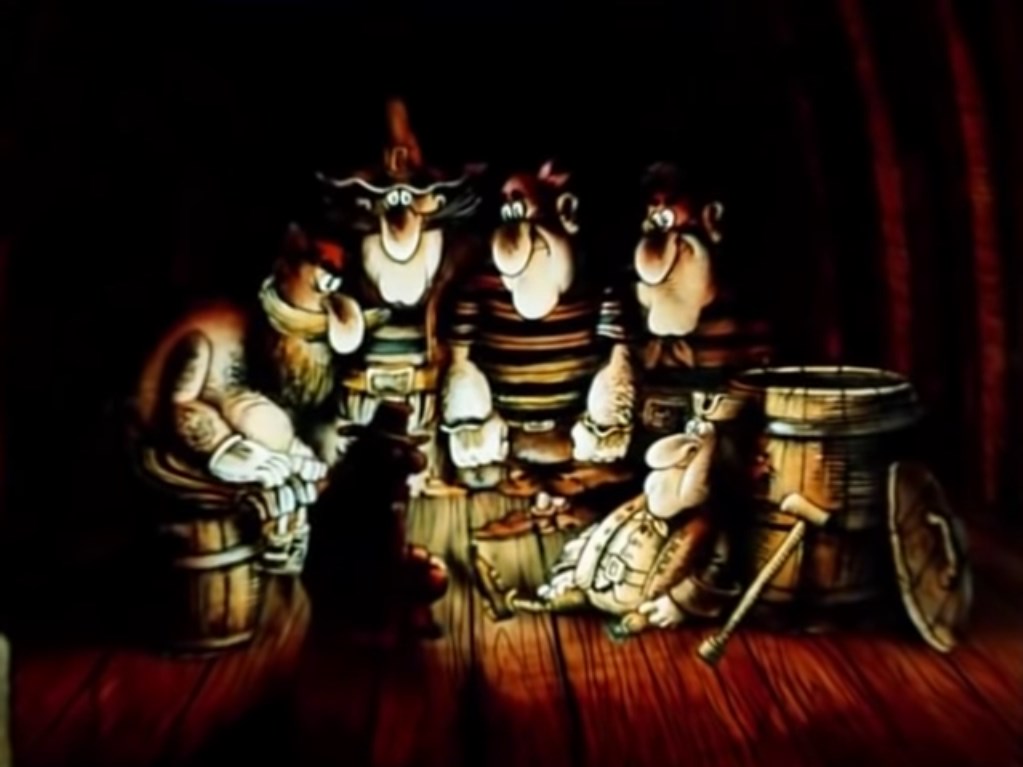 Израэль Хэндс Долго мы будем болтаться как маркитантская лодка? Мне до смерти надоел капитан. Хватит ему командовать! Я хочу жить в его каюте.