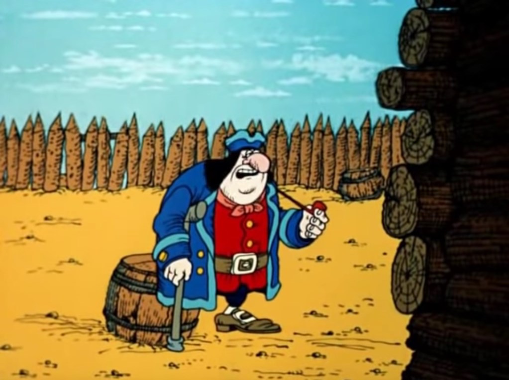 Джон Сильвер Через час те из вас, кто останется в живых, будут завидовать, хе-хе, мёртвым.