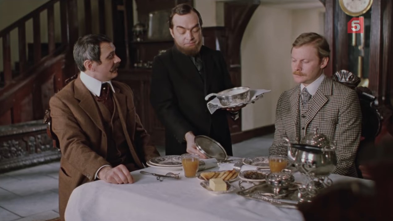 — Это что, каша что ли?
— Овсянка, сэр!