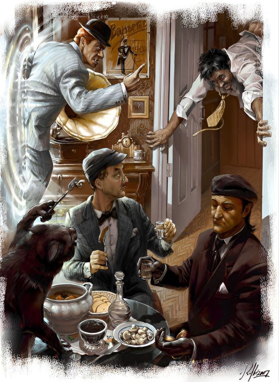 Простите... — прохрипел Степа, чувствуя, что похмелье дарит его новым симптомом: ему показалось, что пол возле кровати ушел куда-то и что сию минуту он головой вниз полетит к чертовой матери в преисподнюю.