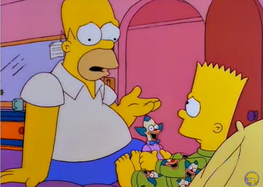 Гомер Симпсон Не стоит горевать. Люди постоянно умирают. Как знать, может и ты завтра проснешься мертвым.