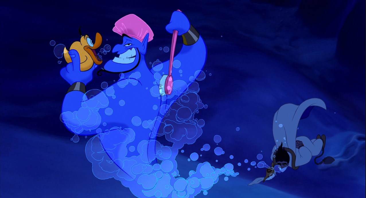 Вот так вот сядешь в ванну, спинку себе потрёшь...