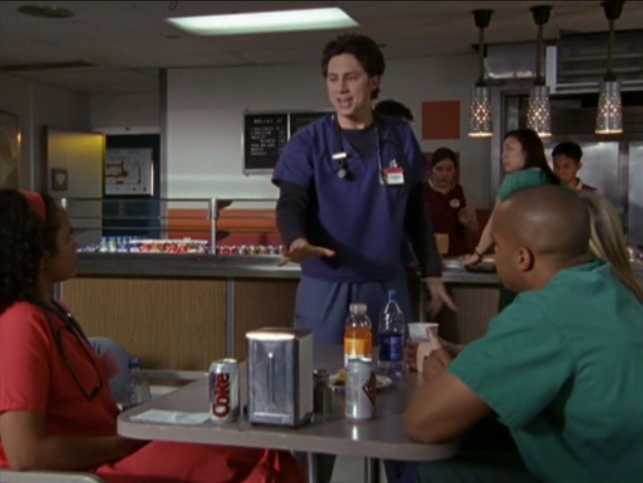 Заткнись! Заткнись! Заткнись! Заткнись! Заткнитесь все! Кто вы такие, чтоб давать мне советы и осуждать меня?! Вы только и делаете, что ноете, как вам тяжело в ваших отношениях! Да, да, да, знаете можете не смотреть на меня своими страшными глазами, я вас не боюсь! «Ой, нет Джордан уделяет всё внимание только ребёнку!» Как, наверное, это тяжело для доктора, который хочет, чтобы всё внимание уделяли только ему! А вы двое ссоритесь с того момента, как обручились! Вы думаете, ваша проблема такая уникальная, да? А может, вы просто испугались? А ты знаешь, я уже готов забыть на секунду, как буквально месяц назад ты мне говорила, что у тебя ни с кем никогда не будет никаких отношений. Так забавно смотреть со стороны, как ты сама же их теперь и губишь! Единственное, что поднимает мне настроение — когда я сижу дома, уставившись в потолок и мечтаю, чтобы рядом был хоть кто-нибудь с кем можно было бы поговорить — это то, что никто из вас, идиотов, не понимает, какие вы же, блин, счастливые!