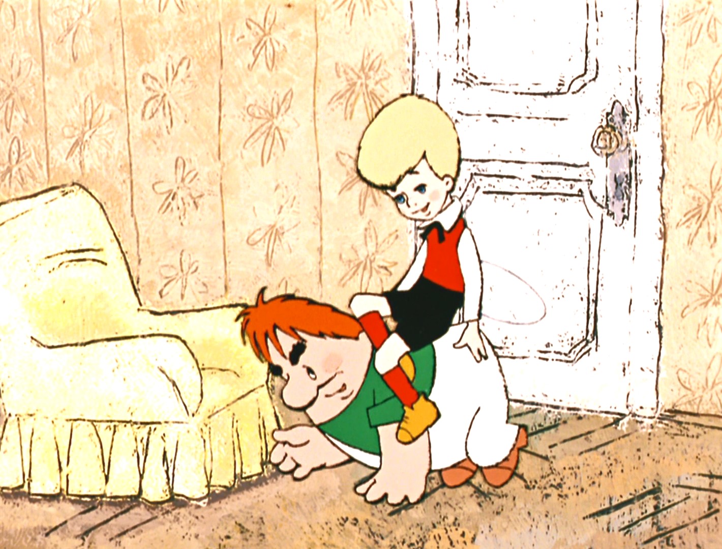 — Что ж ты мне врал-то?
— Чего?
— Что тебе семь лет!
— А сколько?
— Но ты весишь-то ты на все восемь!!!