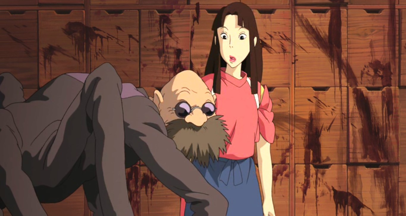 Тихиро: — Хаку, я обязательно вернусь! Не смей умирать!
Рин: — Да что у вас здесь творится?!
Дедушка Камадзи: — Ты что, не видишь? Творится любовь...